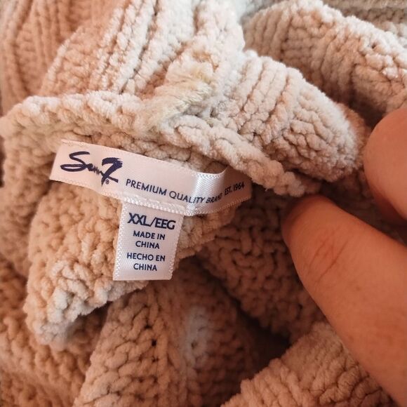 Seven | Cozy Cream Turtleneck Sweater XXL - Picture 6 of 7